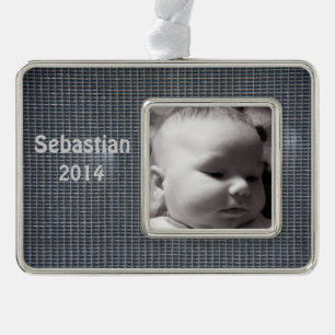 Grilltuch Rahmen-Ornament Silber