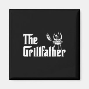 Grillvater Funny Grillen Vater Grillgrill Magnet