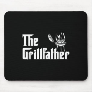 Grillvater Funny Grillen Vater Grillgrill Mousepad