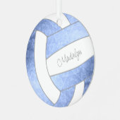 Grillvolleyball Ornament Aus Metall (Vorderseite links)