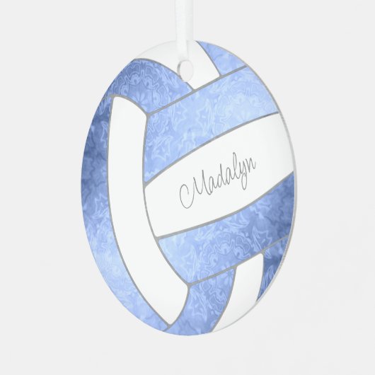 Grillvolleyball Ornament Aus Metall (Vorderseite links)