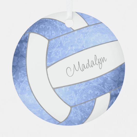 Grillvolleyball Ornament Aus Metall (Vorderseite)
