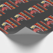 Grillwurst für Fleischliebhaber GRILLEN Geschenkpapier (Ecke)