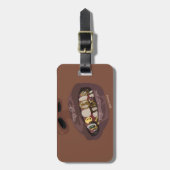 Grillz-Ästhetik, Goldgrills (Grillz) Zahnersatz Gepäckanhänger (Vorderseite vertikal)