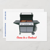 Grillzeit Einladung (Vorne/Hinten)