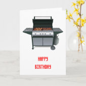 Grillzeit Karte (Gelbe Blume)