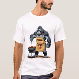 Grillzilla Vater - Funny Gorilla GRILLEN T - Shirt