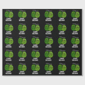 Grim Beans Funny Veggie Puns Dark BG Geschenkpapier (Flach)