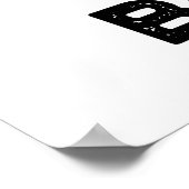 Grim Beans Funny Veggie Puns Poster (Ecke)