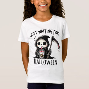 Grim & Chill - Nur zu Halloween Gewartet T-Shirt