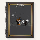 Grim Fig & Blinky Notebook Notizblock (Vorderseite)