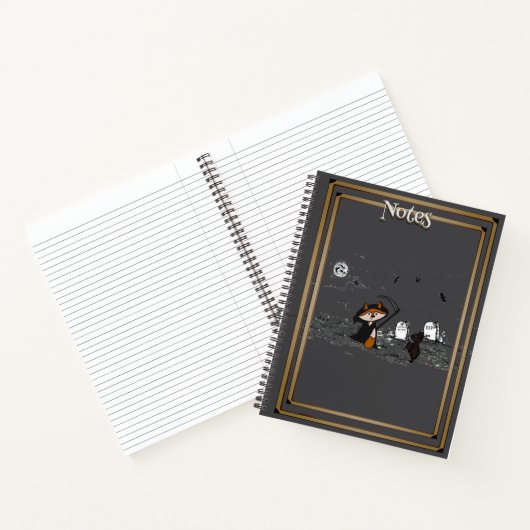 Grim Fig & Blinky Notebook Notizblock (Innenseite)
