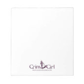 Grim Girl Notepad Notizblock (Vorderseite)