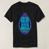 Grim Grinning Ghost Spuk sozialize T-Shirt für Män (Design vorne)
