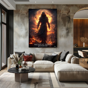 Grim Hollow Watcher Halloween Poster