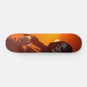 Grim mit Gitarre Skateboard (Horizontal)