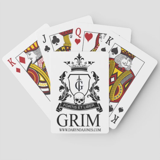 GRIM Playing Cards Spielkarten (Rückseite)