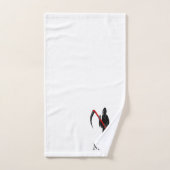 Grim Reaper Design Monogrammed Badhandtuch Set (Handtuch)