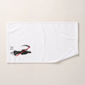 Grim Reaper Design Monogrammed Badhandtuch Set (Handtuch)
