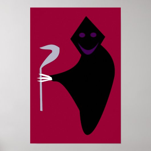 Grim Reaper Halloween-Plakat Poster (Vorne)