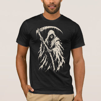 Grim Reaper Halloween Streetwear Mode T-Shirt