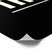 Grim Reaper Jazz Band Skeleton Musician Graphic Poster (Ecke)