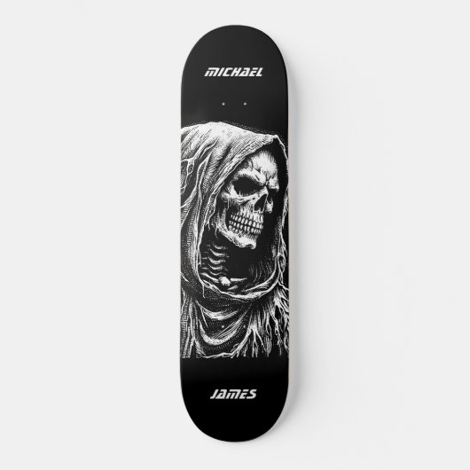 Grim Reaper Personalized Skateboard (Vorderseite)