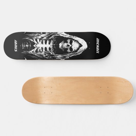 Grim Reaper Personalized Skateboard (Horizontal)