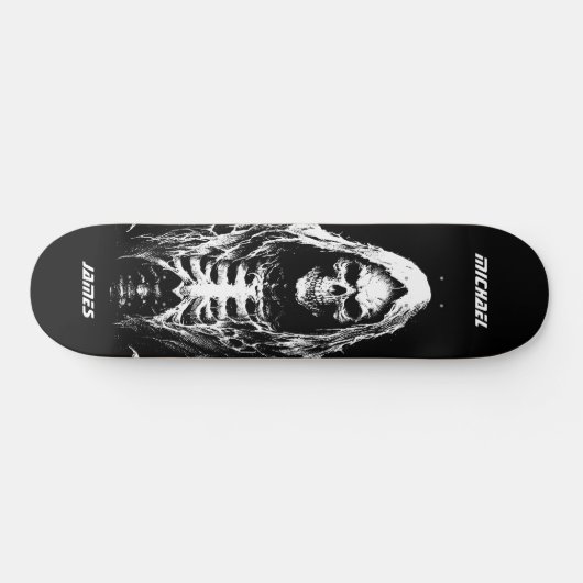Grim Reaper Personalized Skateboard (Horizontal)