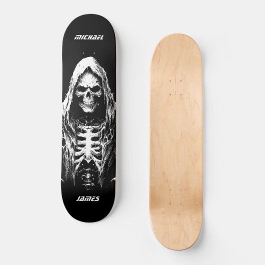 Grim Reaper Personalized Skateboard (Vorderseite)