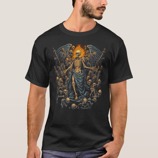 Grim Reaper Thanatos Greek Mythology God of Death T-Shirt (Vorderseite)