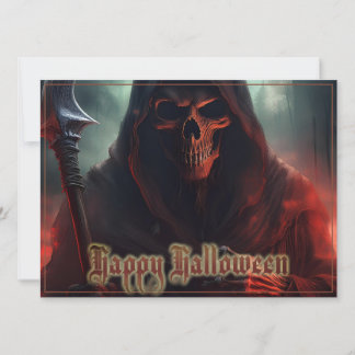 Grim Reaper Totenkopf Halloween Gruselige Kunst
