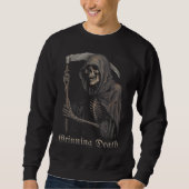 grim reaper with a scythe sweatshirt (Vorderseite)