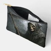 Grim Reaper Zippered Bag with Graveyard Design Zubehörtasche (Offen)
