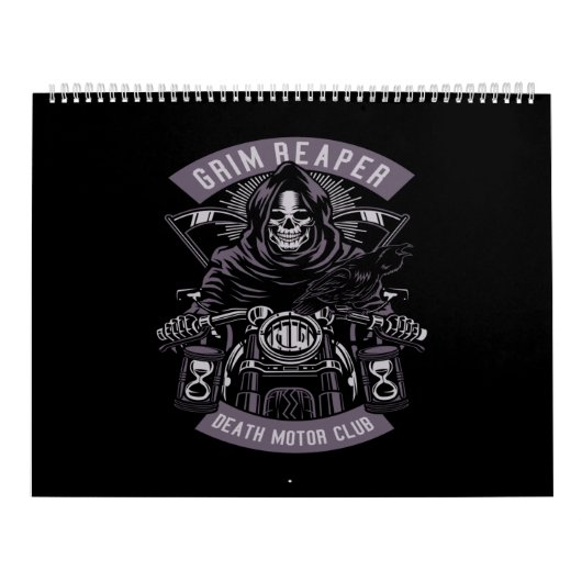 Grim Reaph Death Motor Kalender (Titelbild)