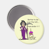 Grim Sensenmann Birthday Spaß Magnet (Vorderseite/Rückseite)