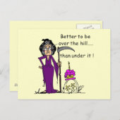 Grim Sensenmann Birthday Spaß Postkarte (Vorne/Hinten)