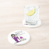 Grim Sensenmann Birthday Spaß Sandstein Untersetzer (Seite)