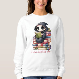 Grim Sensenmann Book Lover, Custom Book Club Sweatshirt
