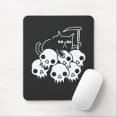 Grim Sensenmann Cat Mousepad (Mit Mouse)
