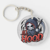 Grim Sensenmann Coilover Scythe Car Schlüsselanhän Schlüsselanhänger (Vorderseite)