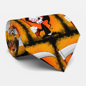 Grim Sensenmann Creepy Funny Cartoon Krawatte (Gerollt)