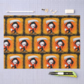 Grim Sensenmann Creepy Funny Cartoon Seidenpapier (Handwerk)