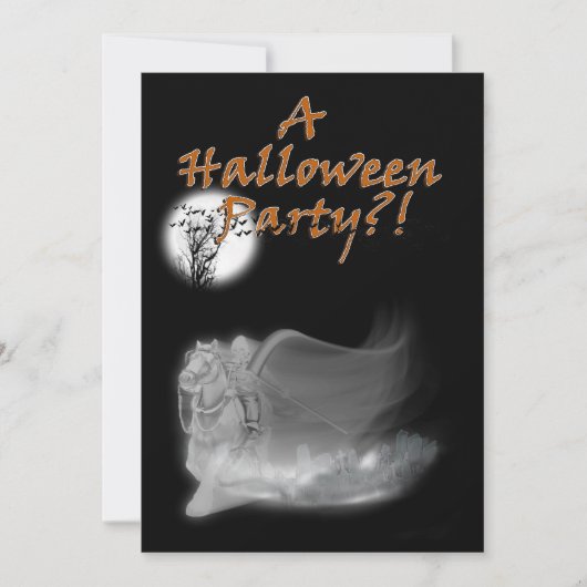 Grim Sensenmann fährt wieder Einladung (Vorderseite)