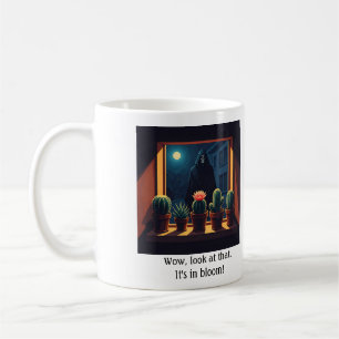 Grim Sensenmann-Fenster Sill Kaktus-Tasse Kaffeetasse