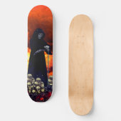 Grim Sensenmann Fire & Brimstone Skateboard (Vorderseite)