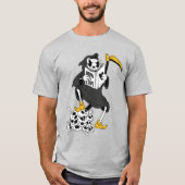 Grim Sensenmann Funny T-Shirt (Vorderseite)