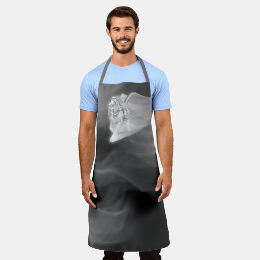 Grim Sensenmann Ghost Halloween Schürze (Getragen)