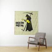 Grim Sensenmann Gitarre ☠️ Gothic Skull Design Wandteppich (Beispiel)