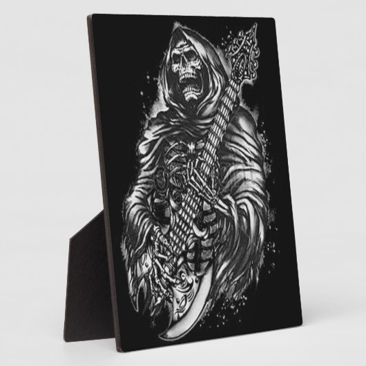 Grim Sensenmann Guitar Fotoplatte (Seite)